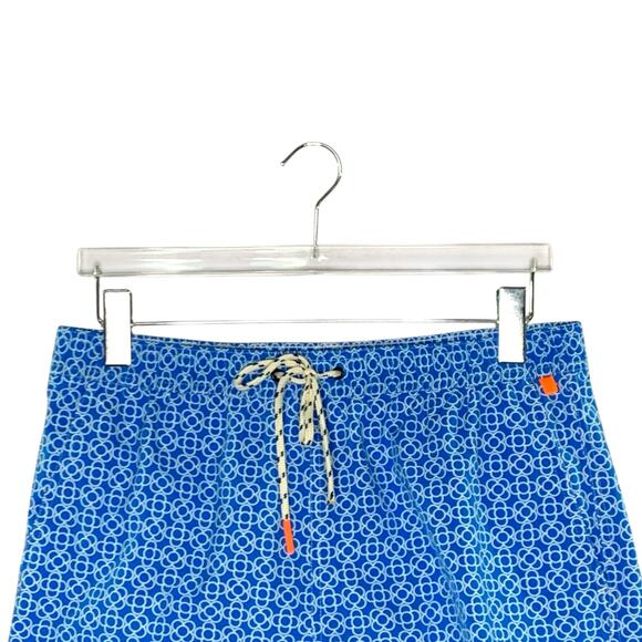 Psycho Bunny L Mens Swim Trunks Shorts Mens Bluefish Geometric 7" Inseam - Picture 4 of 11